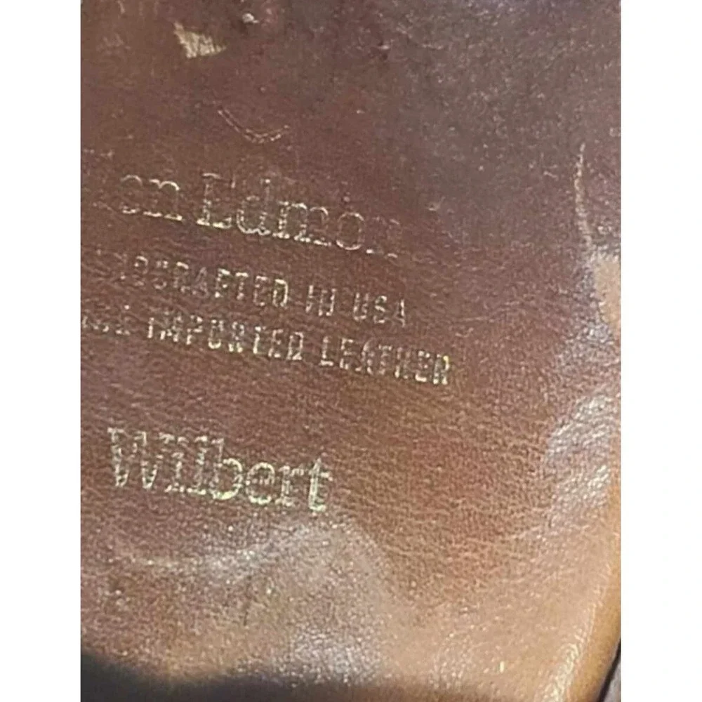 Allen Edmonds Wilbert Brown‎ Leather Split Toe Oxford Shoes Mens 11201